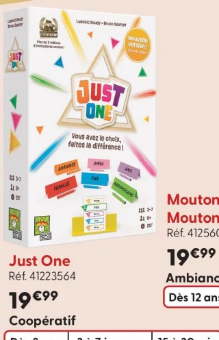 Jeu d'ambiance Just One