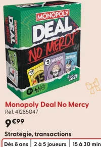 Jeu de cartes Monopoly Deal No Mercy