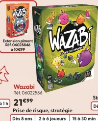 Jeu de cartes Wazabi