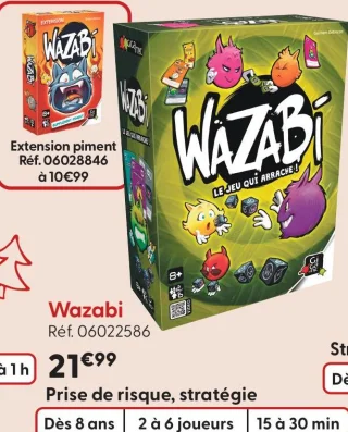 Jeu de cartes Wazabi