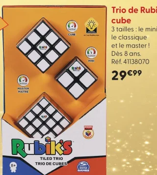 Trio de Rubik's cube