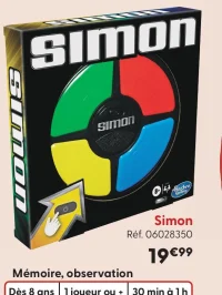 Jeu de société Simon