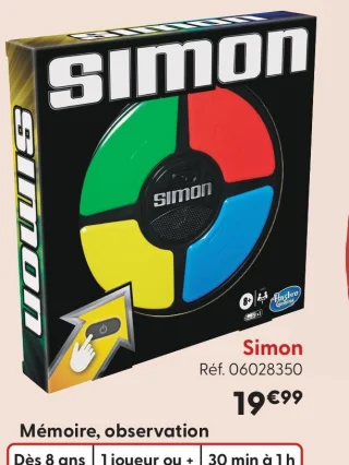 Jeu de société Simon