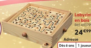 Labyrinthe en bois