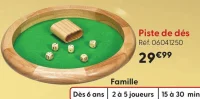 Piste de dés