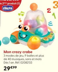 Mon crazy crabe Auby