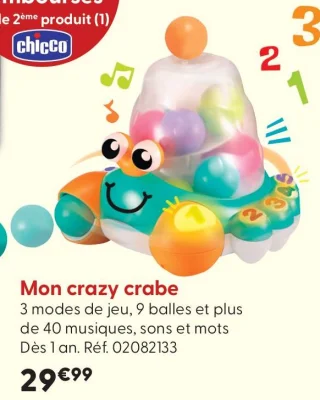 Mon crazy crabe Auby