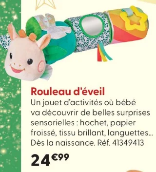 Rouleau d'éveil Sophie la girafe
