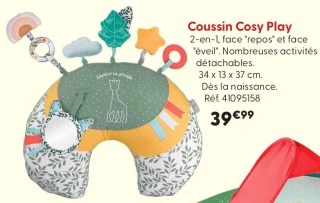 Coussin Cosy Play Sophie la girafe