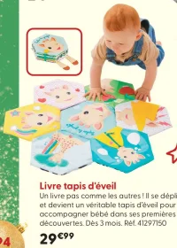 Livre tapis d'éveil Sophie la girafe