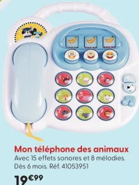 Mon téléphone des animaux t'mimi