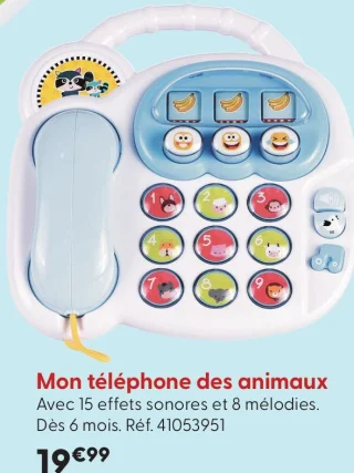 Mon téléphone des animaux t'mimi