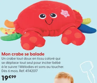 Mon crabe se balade t'mimi
