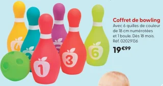 Coffret de bowling t'mimi