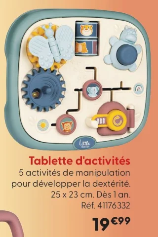 Tablette d'activités Little Smoby