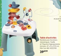 Table d'activités Little Smoby