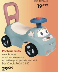 Porteur auto Little Smoby
