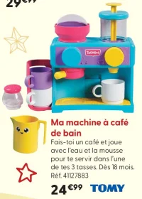 Ma machine à café de bain TOMY