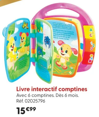 Livre interactif comptines