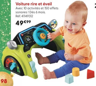 Voiture rire et éveil Fisher-Price