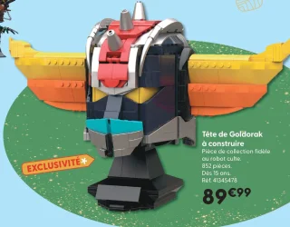 Jeu de construction Tête de Goldorak à construire Pantasy