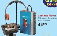 Jeu de construction Cassette Player Pantasy