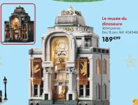 Jeu de construction Le musée du dinosaure Pantasy