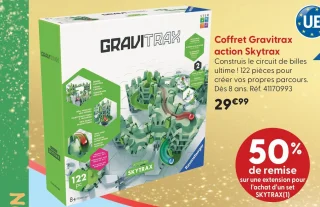 Coffret Gravitrax action Skytrax Ravensburger