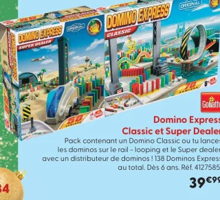 Domino Express Classic et Super Dealer Goliath