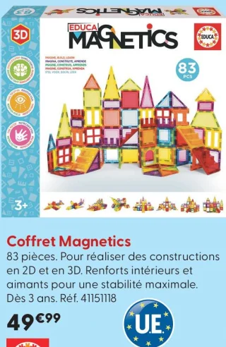 Coffret Magnetics Educa