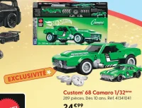 Hot Wheels Brick Shop Custom '68 Camaro 1/32ème