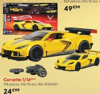 Hot Wheels Brick Shop Corvette 1/16ème