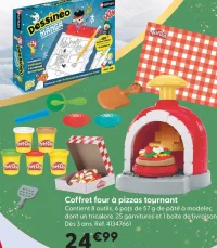 Play-Doh Coffret four à pizzas tournant