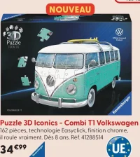 Puzzle 3D Iconics - Combi T1 Volkswagen Ravensburger
