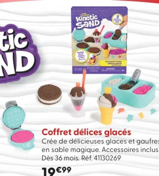 Coffret délices glacés Kinetic Sand