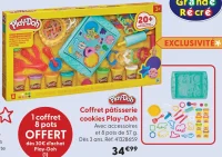 Coffret pâtisserie cookies Play-Doh