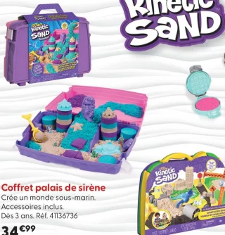 Coffret palais de sirène Kinetic Sand