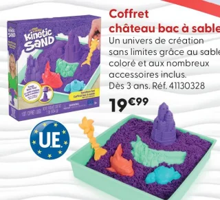 Coffret château bac à sable Kinetic Sand