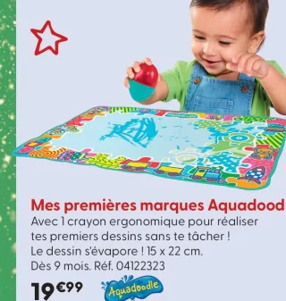 Tapis de dessin Mes premières marques Aquadoodle