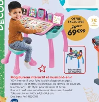 MagiBureau interactif et musical 6-en-1 Vtech