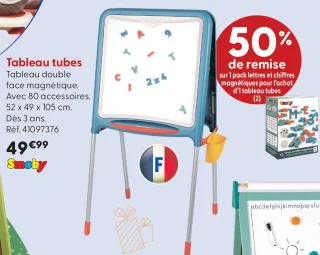 Tableau tubes Smoby