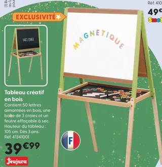 Tableau créatif en bois Jeujura