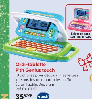 Ordi-tablette P'tit Genius touch Vtech
