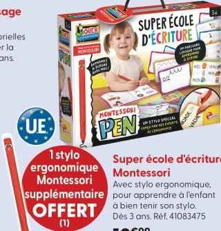 Super école d'écriture Montessori
