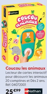 Coucou les animaux Nathan