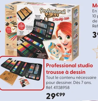 Professional studio trousse à dessin Buki