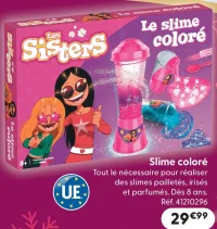 Slime coloré Les Sisters