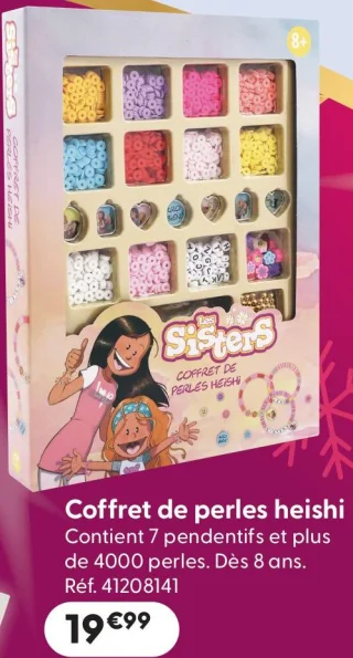 Coffret de perles heishi Les Sisters