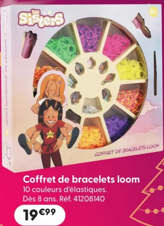 Coffret de bracelets loom Les Sisters