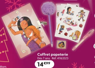 Coffret papeterie Les Sisters
